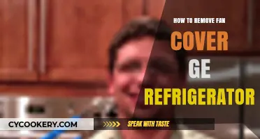 Easy Steps to Remove GE Refrigerator Fan Cover Safely