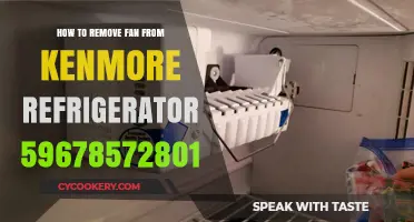 Easy Steps to Remove Fan from Kenmore Refrigerator 59678572801