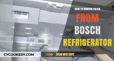 Easy Steps to Remove Filter from Your Bosch Refrigerator