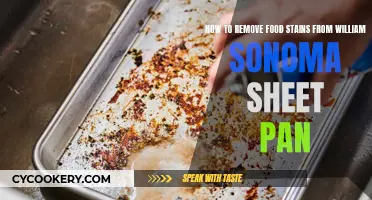 William-Sonoma Sheet Pan: Removing Food Stains