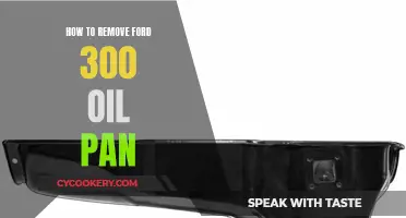 Removing Ford 300 Oil Pan: Step-by-Step Guide