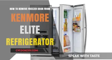 Easy Steps to Remove Your Kenmore Elite Freezer Door