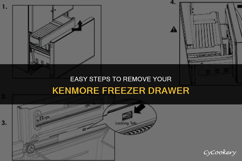 how to remove freezer drawer on kenmore refrigerator