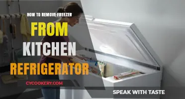 Efficiently Removing Your Freezer from the Kitchen Refrigerator: A Step-by-Step Guide