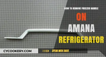 Easy Guide: Removing Your Amana Freezer Handle in Minutes