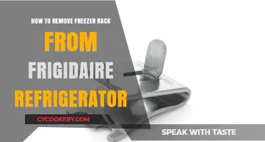 Efficiently Removing Freezer Racks from Frigidaire Refrigerators: A Guide