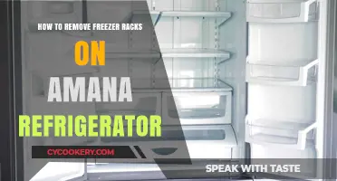 Efficiently Removing Freezer Racks from Your Amana Refrigerator: A Guide