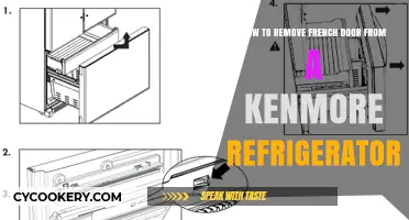 Easy Steps to Remove French Door from Kenmore Refrigerator