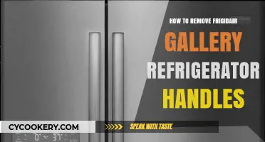 Easy Steps to Remove Frigidaire Gallery Refrigerator Handles Safely