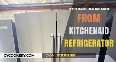 Effortlessly Remove Front Foot Covers from Your KitchenAid Refrigerator
