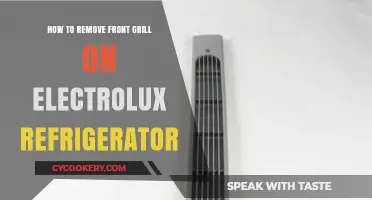 Easy Steps to Remove the Front Grill on Your Electrolux Refrigerator