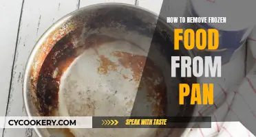 Removing Frozen Food: Tips to Get it Off the Pan