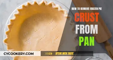 Removing Frozen Pie Crust: Easy Pan Release Tips