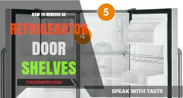 Easy Steps to Remove GE Refrigerator Door Shelves Safely