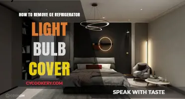 Easy Steps to Remove GE Refrigerator Light Bulb Cover