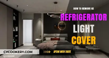 Easy Steps to Remove Your GE Refrigerator Light Cover