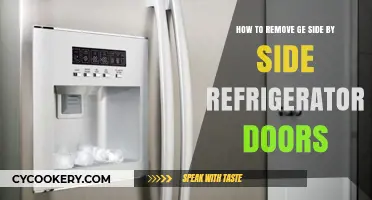 Easy Steps to Remove GE Side-by-Side Refrigerator Doors