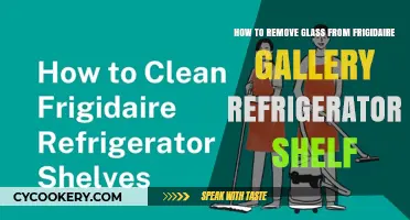 Easy Steps to Remove Glass from Frigidaire Gallery Refrigerator Shelves