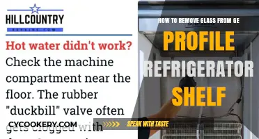 Easy Steps to Remove Glass from GE Profile Refrigerator Shelf