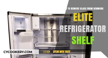 Easy Steps to Remove Glass from Kenmore Elite Refrigerator Shelf