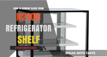 Easy Steps to Remove Glass from N2108 Refrigerator Shelf