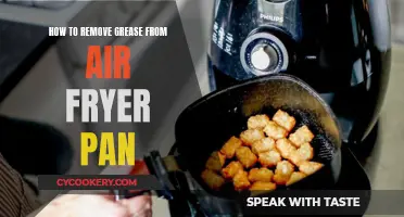 Air Fryer Maintenance: Removing Grease from the Pan