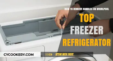 Easy Guide: Removing Handles on Whirlpool Top Freezer Refrigerators