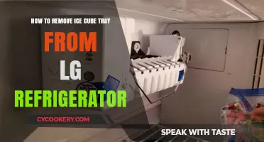 Effortlessly Remove Your LG Fridge Ice Cube Tray: A Quick Guide