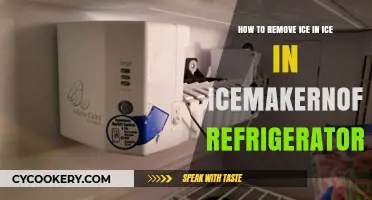 Chill No More: Easy Steps to Remove Ice from Your Fridge's Ice Maker
