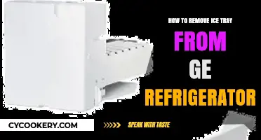 Easy Steps to Remove Ice Tray from GE Refrigerator