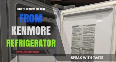 Easy Steps to Remove Ice Tray from Kenmore Refrigerator