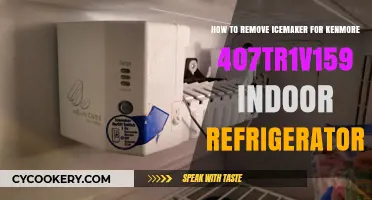 Easy Guide to Removing Your Kenmore 407TR1V159 Icemaker