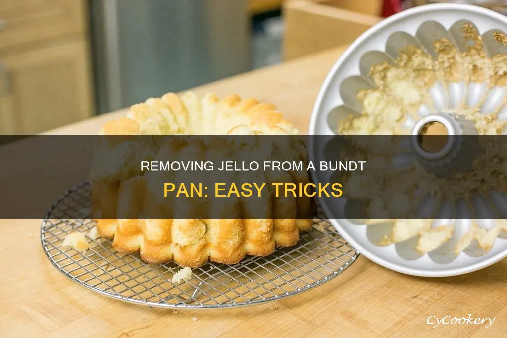 how to remove jello from bundt pan