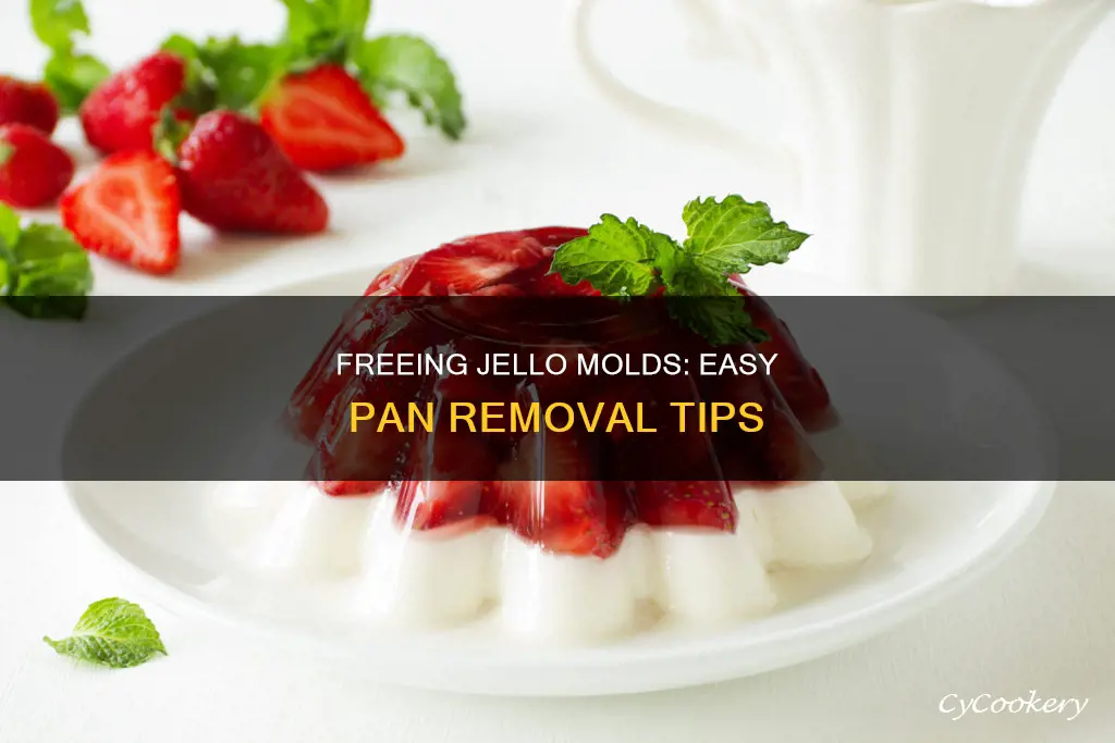 how to remove jello mold from pan