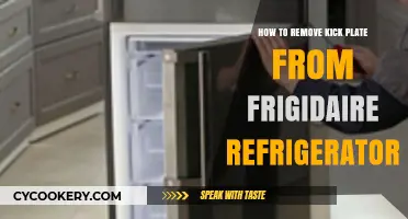 Easy Steps to Remove Kick Plate from Frigidaire Refrigerator