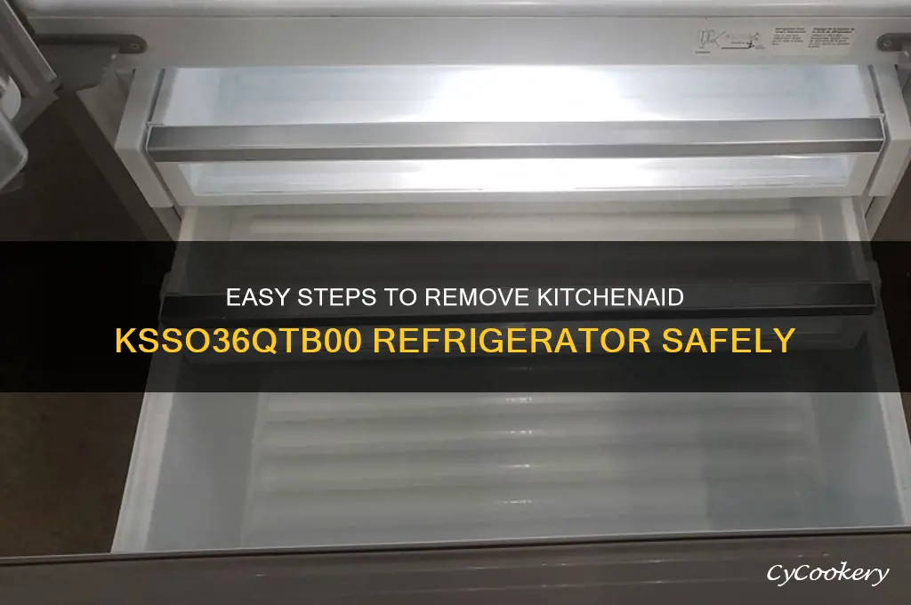 how to remove kitchen aid refrigerator ksso36qtb00