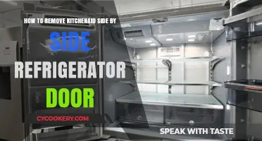Effortlessly Remove Your KitchenAid Side-by-Side Refrigerator Door