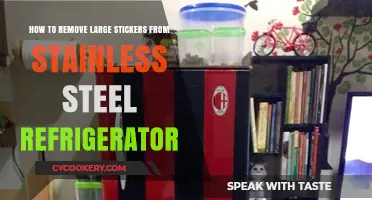 Effortless Sticker Removal: A Guide for Stainless Steel Refrigerators