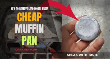 Removing Lead Ingots: Cheap Muffin Pan Tricks