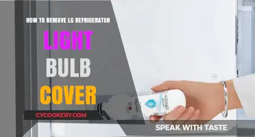 Easy Steps to Remove LG Refrigerator Light Bulb Cover
