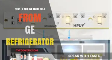 Easy Steps to Safely Remove a Light Bulb from Your GE Refrigerator