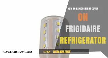 Easy Steps to Remove Light Cover on Frigidaire Refrigerator