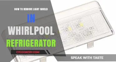 Easy Steps to Remove Light Shield in Whirlpool Refrigerator