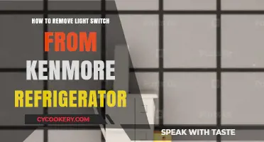 Easy Steps to Remove a Light Switch from Your Kenmore Fridge