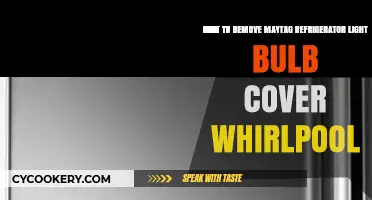 Removing Maytag & Whirlpool Fridge Light Bulb Covers: A Simple Guide