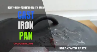 Scraping Off the Mess: Removing Melted Plastic from Cast Iron