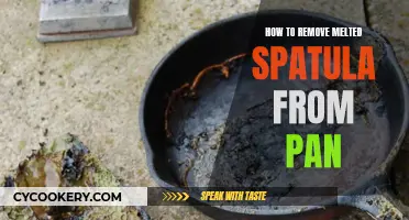 Removing Melted Spatula from Pan: Quick and Easy Fix