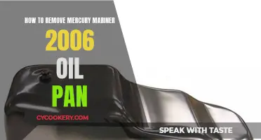 Removing Oil Pan in Mercury Mariner: Step-by-Step Guide