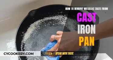 Eradicating the Metallic Taste: Restoring Your Cast Iron Pan's Flavor