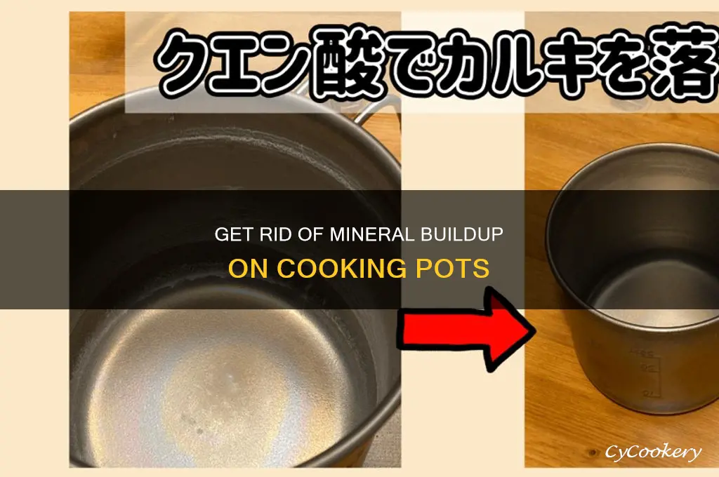 how to remove mineral buildup from cooking pots